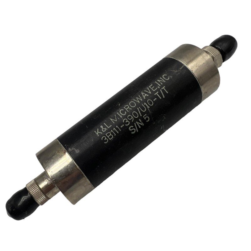 3B111-390/U10-T/T K&L Microwave Microwave Band Pass Filter TNC(f-f) 390Mhz BW 10Mhz