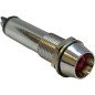 Red Indicator Light Socket Screw Type 42.5x8.75mm