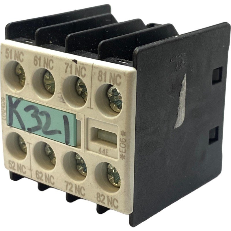 3RA1911-1GA04 Siemens Auxiliary Contact Block With 4NC Contacts