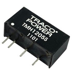 TMH1205S Traco Power Isolated DC/DC Converter Through Hole IN:10.8 -13.2Vdc Out:5Vdc/400mA