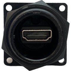 502-DCP-HDMIB-F DCP-HDMIB-F Circular HDMI Feed-Thru Panel Connector