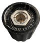 Black Plastic Knob Bulgin England D1:20mm D2:5mm