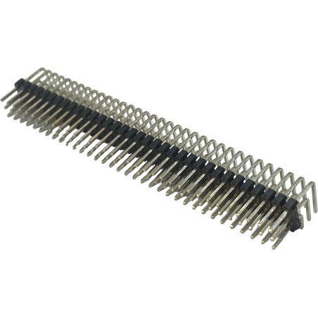 102 Position 3 Row Angled Type Header Connector 86.5mm