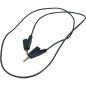 Radiall Banana Test Lead Black Color 750V/5A 50cm
