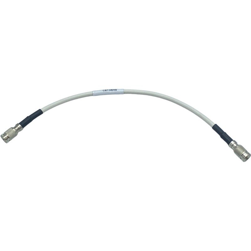 1HAU12377AAP Marconi DIN 1.0/2.3 Male to DIN 1.0/2.3 Male Staight Crimp 3002 Coaxial Cable 22cm
