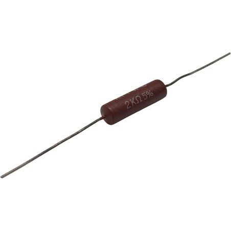 2Kohm 2K 1W 5% Axial Fixed Power Wirewound Resistor AT1W