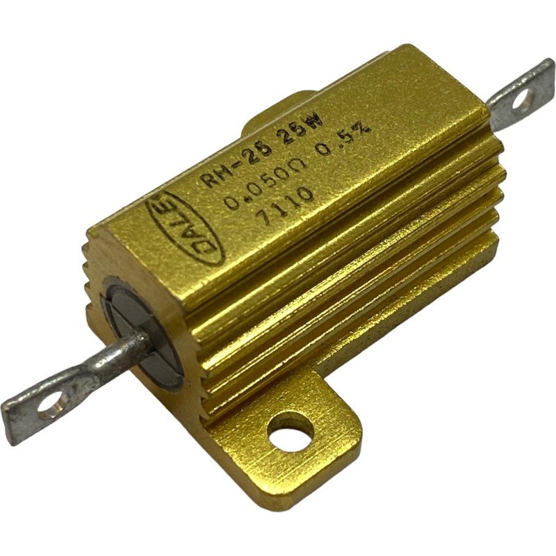 0.05Ohm 25W 0.5% High Precision Fixed Power Wirewound Resistor RH-25 Dale