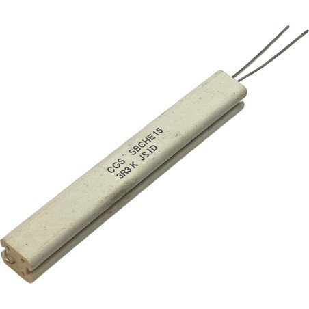 3.3Ohm 3R3 17W 10% Axial Fixed Power Wirewound Cement Resistor SBCHE153R3K