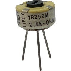 2.5Kohm 2K5 Trimmer Potentiometer Type Y YR252M Allen Bradley