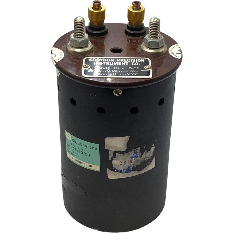 0.0001Ohm Croydon Resistance Standard Resistor Calibrator Accuracy 0.02%