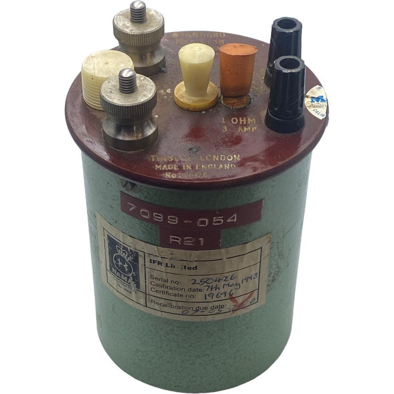 10Ohm 3A Tinsley Resistance Standard AC/DC Resistor Calibrator Type 1659