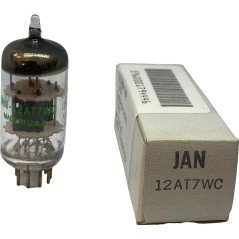 12AT7WC - ECC81 General Electric Electron Vacuum Audio Tube Valve JAN