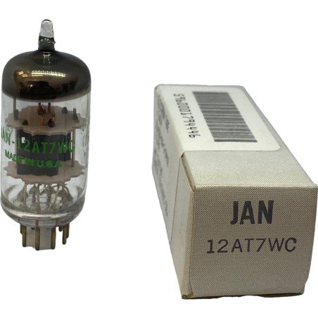 12AT7WC - ECC81 General Electric Electron Vacuum Audio Tube Valve JAN