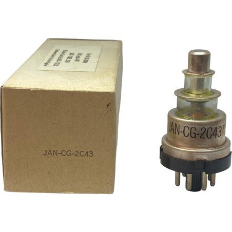 JAN-CG-2C43 2C43 General Electric Electron Vacuum Tube Valve