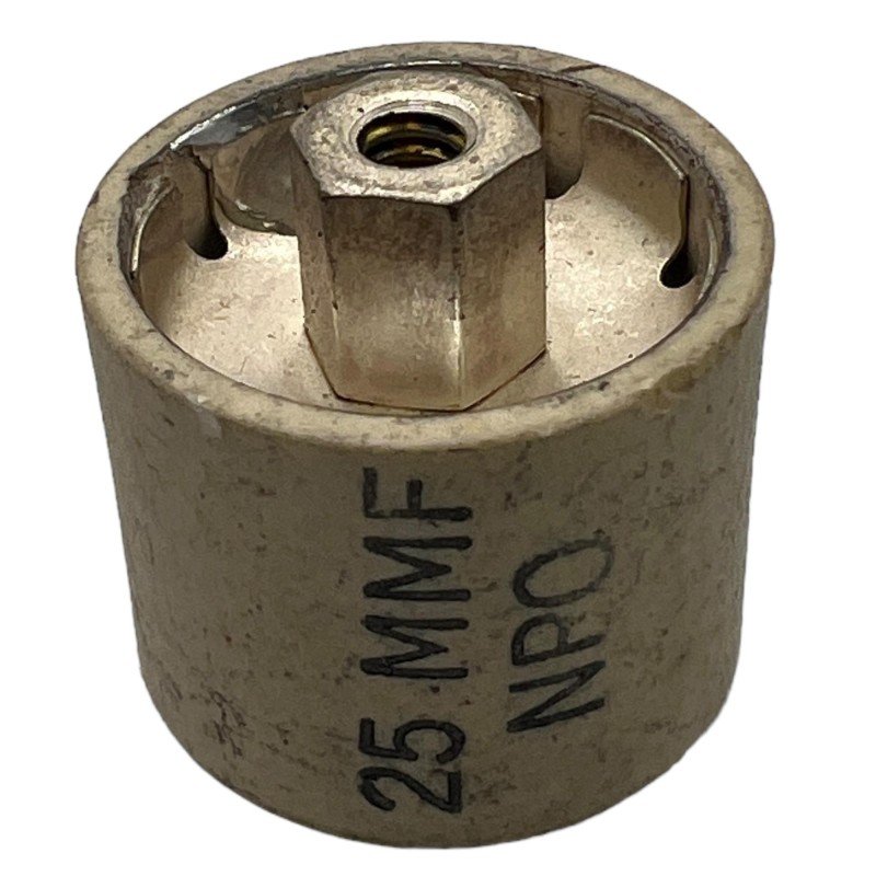 25pF 5000V 5KV Doorknob Ceramic Capacitor CRL NPO