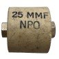 25pF 5000V 5KV Doorknob Ceramic Capacitor CRL NPO