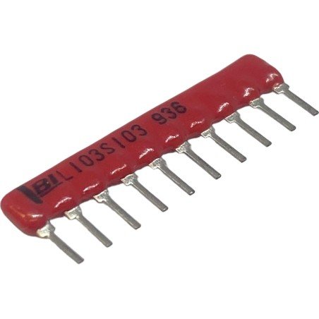 10Kohm 10K 2% 10 Pin Network Reistor L103S103 Bi Technologies