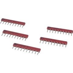 2.2Kohm 2K2 2% 10 Pin Network Reistor L101S222 Bi Technologies Qty:5