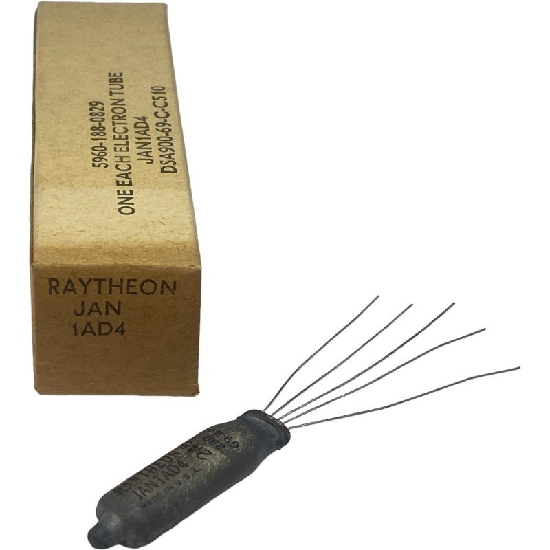 JAN CRC 1AD4 Raytheon Electron Vacuum Tube Valve