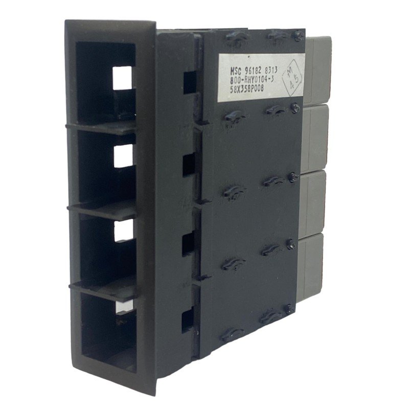 MSC96182 800-RHY0104-3 4-Input Push Button Switch Case Socket
