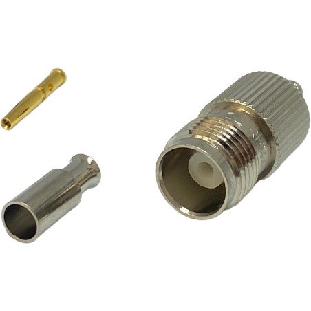 T6121E1-ND3G-5-50 Amphenol TNC Crimp Jack Coaxial Connector For RG-316U Cable 50ohm