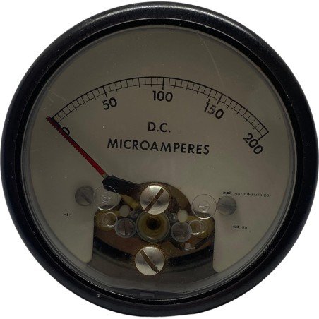0-200uA Analog Panel Meter Ammeter 70mm 2.75''