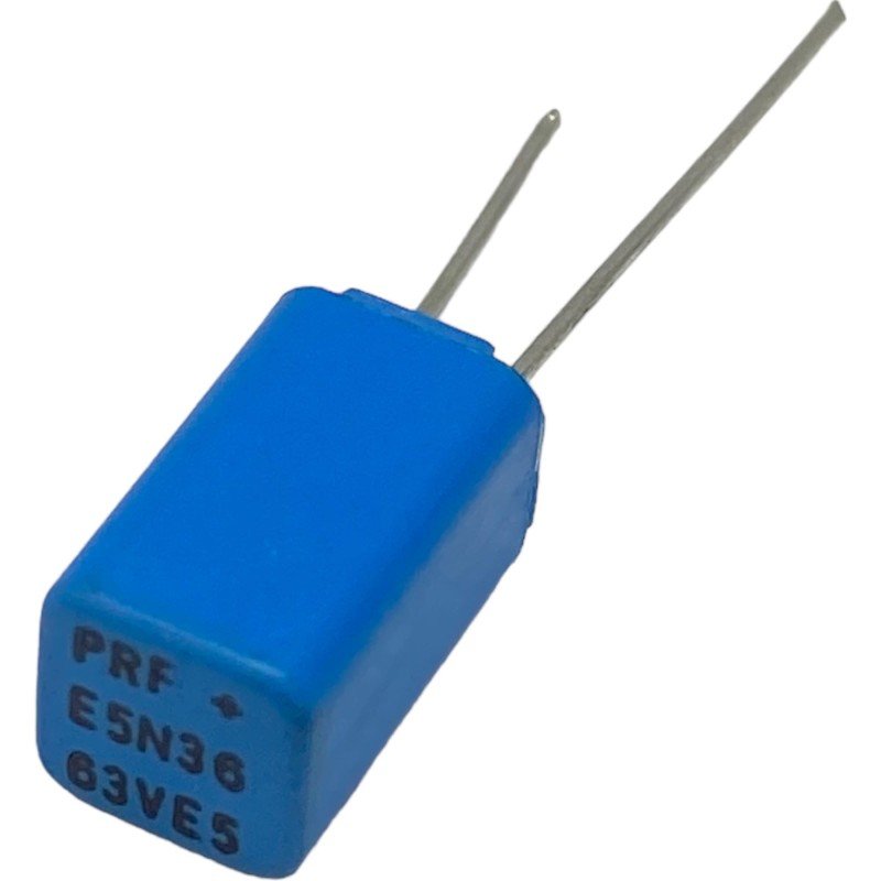 5.36nF 5360pF 63V 1.25% Radial Film Capacitor PRF MCE