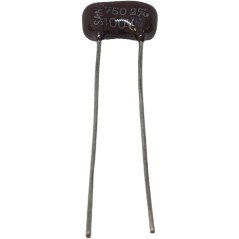 750pF 100V 2% Radial Silver Mica Capacitor Sang