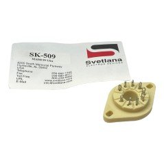 SK-509 Svetlana Electron Vacuum Tube Ceramic Socket For EL504 EL519