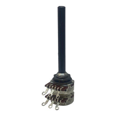 4.7Kohm 4K7 Logarithmic Double Potentiometer Solder Pins Radiohm
