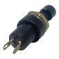 SPST Circular Momentary Push Button Switch 31.5x10.5mm