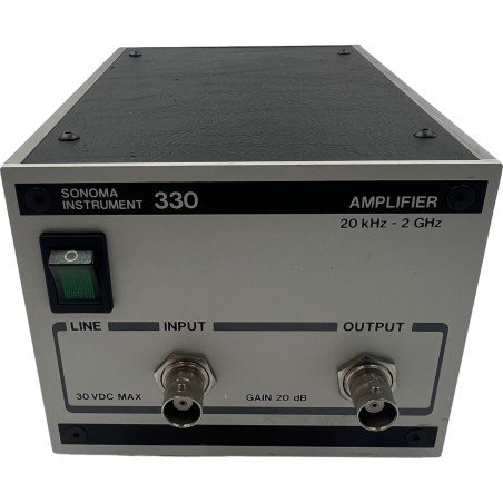 Sonoma 330 RF Amplifier Broadband 20kHz-2Ghz 20db SN:083206