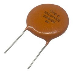 2.2nF 2200pF 6.3KV 6300V 20% Radial Ceramic Capacitor K15-5