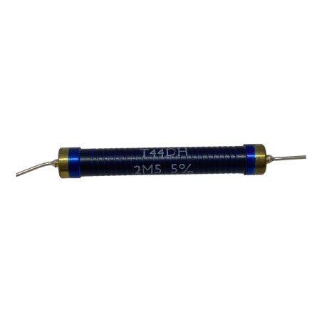 2.5Mohm 2M5 5% 14kV Axial High Voltage Precision Thick Film Resistor T44DH