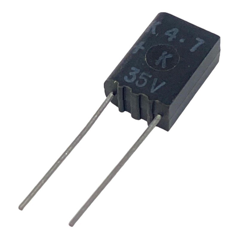 47uF 35V Radial Polarized Tantalum Capacitor Black Color