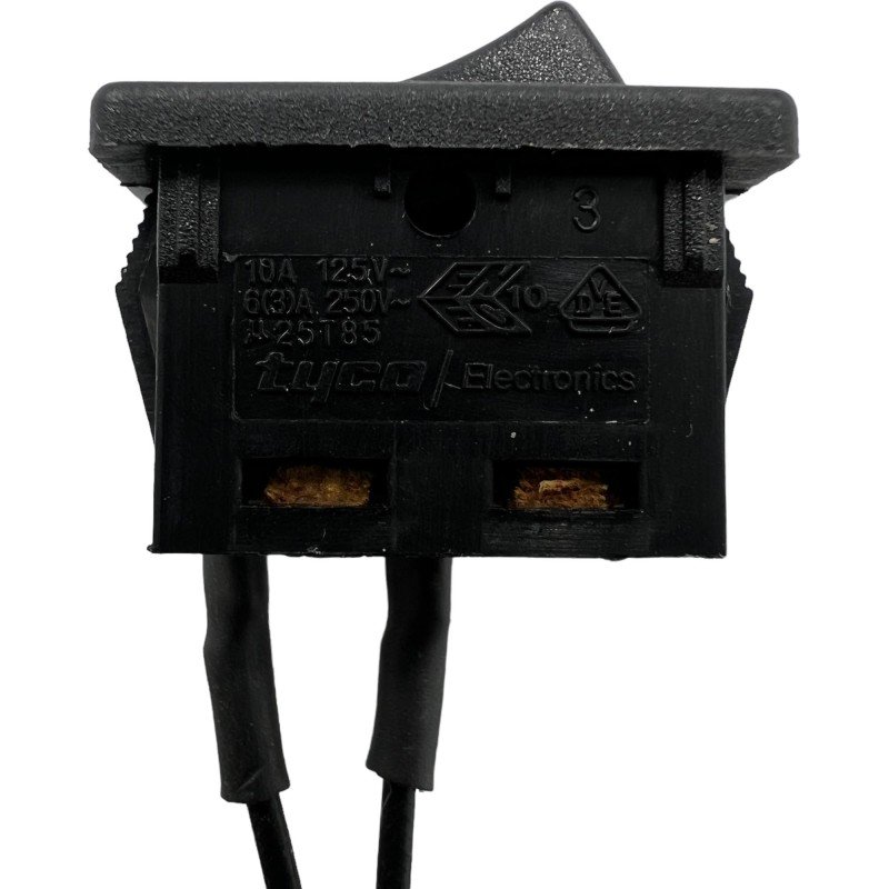 SPST ON-OFF 16A 125V 10A250V 25T85 ROCKER SWITCH TYCO QTY:5