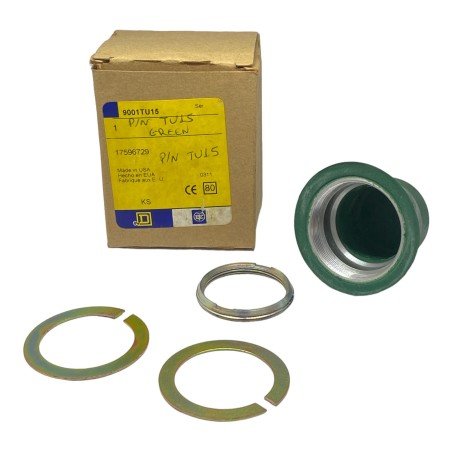 9001TU-15 Square Green Watertight Cap