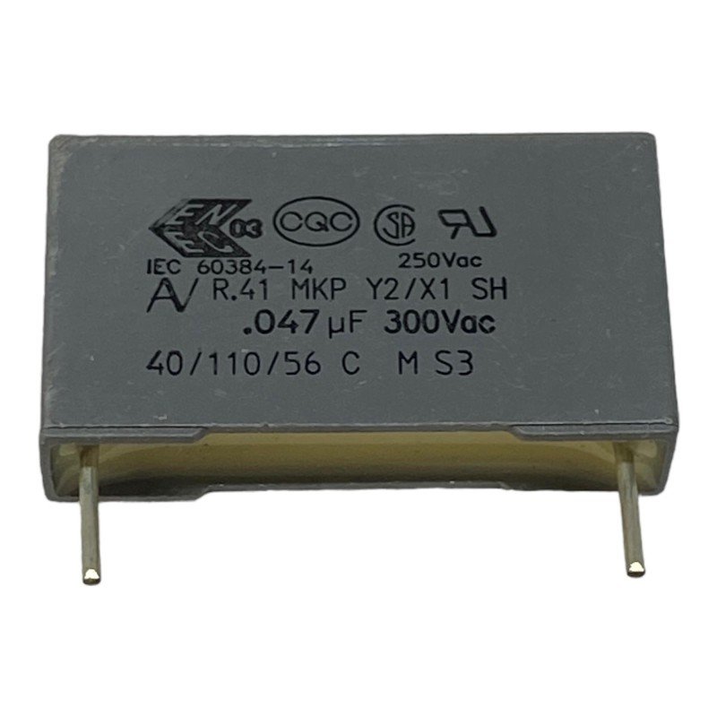 0.047uF 47nF 300Vac Radial Film Capacitor MKP Arcotronics 26.5x15x6mm