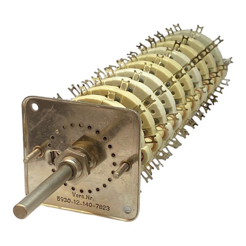 10 Section 12 Position Rotary Switch 5930-12-140-7823