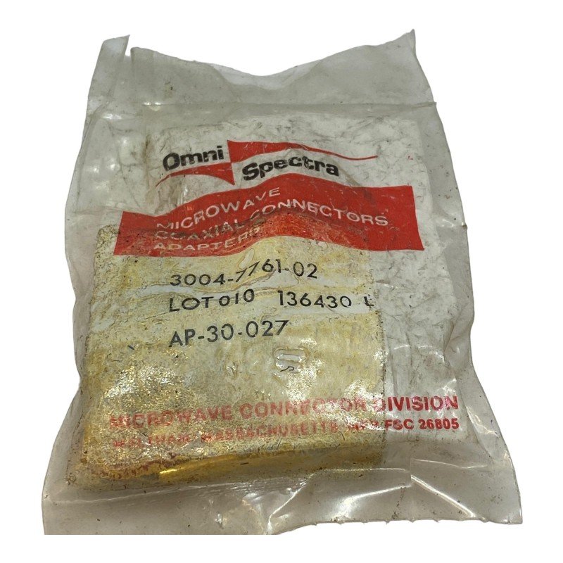 3004-7761-02 Omni Spectra Mil Spec N Type (f) Coaxial Connector