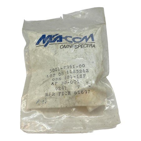 3001-7941-00 Macom N Type (m) Straight Plug For RG402 Coaxial Cable 18GHz