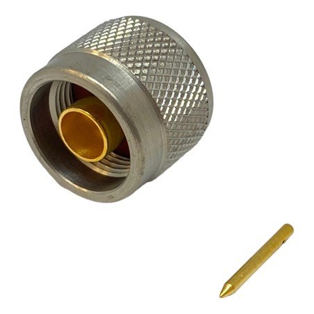 3001-7941-00 Macom N Type (m) Straight Plug For RG402 Coaxial Cable 18GHz