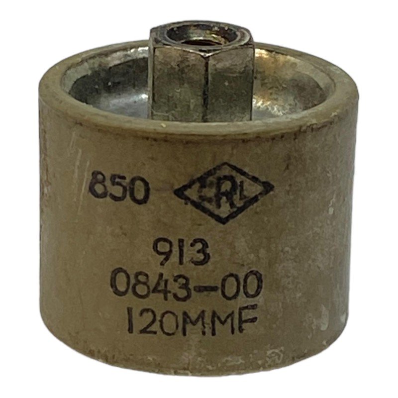 120pF 5000V 5KV Ceramic Doorknob Capacitor 0843-00 CRL 16x20mm