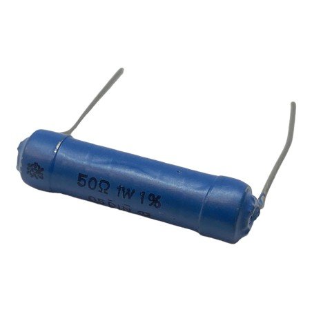 50Ohm 50R 1W 1% Radial Fixed Power Wirewound Resistor