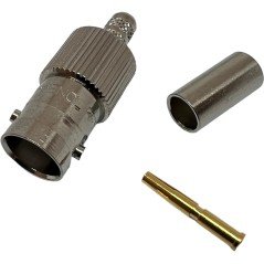 B6121A1-ND3G-1-50 Amphenol RF BNC (f) Crimp Connector RG58