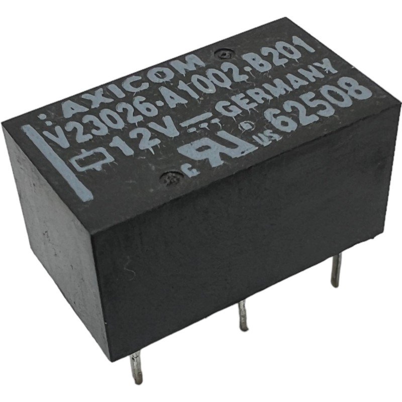 V23026-A1002-B201 AXICOM 12V Relay electromagnetic SPDT