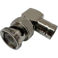 B5072A1-ND3G-50 Amphenol BNC (F) -BNC (M) Right Angle Adapter