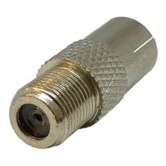 F Type (f) To TV Aerial (f) Coaxial Converter Adapter