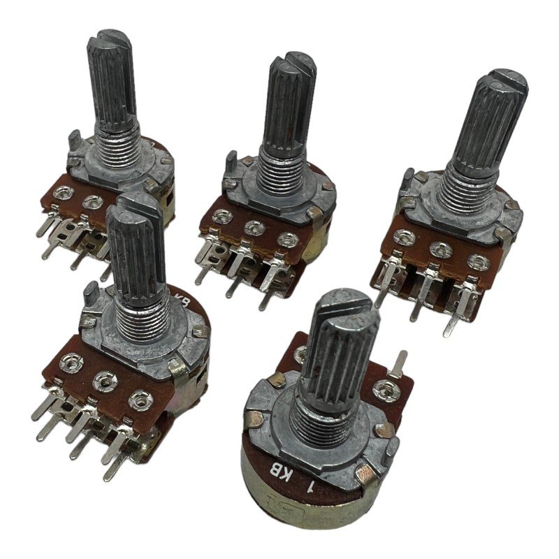 Potentiometer 2 Deck 1K 1Kohm Linear [QTY:5]