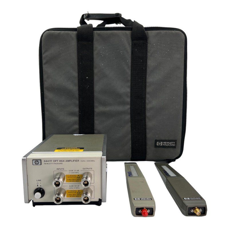 8447F HP Amplifier OPT H64 9kHz-1300Mhz Gain 25db 11941A - 11940A